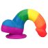 Lovetoy Prider - Dildo Realista Silicone 19cm (Arco-Íris)