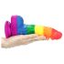 Lovetoy Prider - Dildo Realista Silicone 19cm (Arco-Íris)