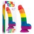 Lovetoy Prider - Dildo Realista Silicone 19cm (Arco-Íris)