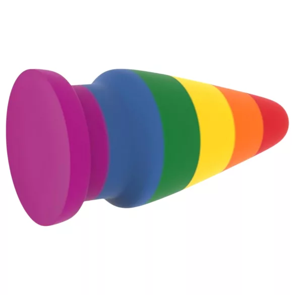 Lovetoy Prider - plug anal - 15cm - arco-íris