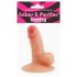 Lovetoy - suporte c/ ventosa - minidildo (natural)
