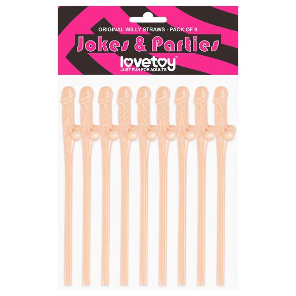Lovetoy - Canudo Pênis Realista (Natural)