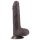Lovetoy Sliding-Skin - Dildo dupla camada - 18cm (marrom)