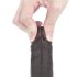 Lovetoy Sliding-Skin - Dildo dupla camada - 18cm (marrom)