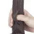 Lovetoy Sliding-Skin - dildo de dupla camada - 23 cm (castanho)