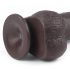 Lovetoy Sliding-Skin - Dildo Duplo 23cm (Marrom)