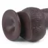 Lovetoy Sliding-Skin - dildo de dupla camada - 23 cm (castanho)