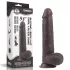 Lovetoy Sliding-Skin - dildo de dupla camada - 23 cm (castanho)
