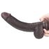 Lovetoy Sliding-Skin - Dildo Duplo 23cm (Marrom)