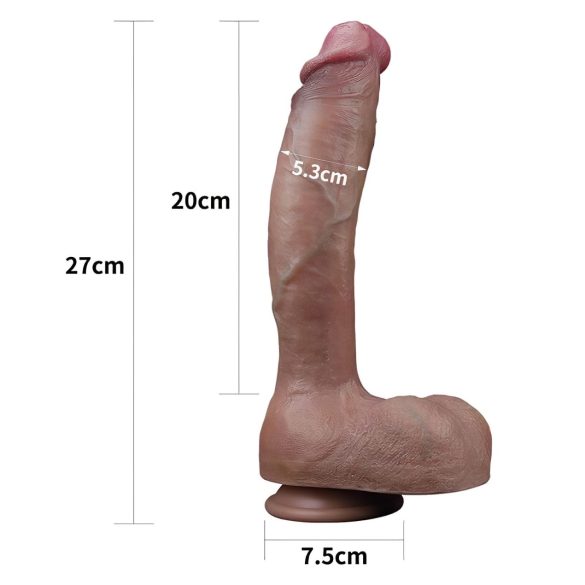 Lovetoy Nature Cock - Dildo realista duplo 26cm (natural)