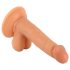 Mr. Rude - Dildo realista com ventosa e bolas - 17cm (natural)