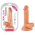 Mr. Rude - Dildo realista com ventosa e bolas - 17cm (natural)