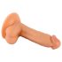 Mr. Rude - Dildo realista com ventosa e bolas - 17cm (natural)