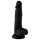 Mr. Rude - Dildo realista 19cm com ventosa e testículos (preto)