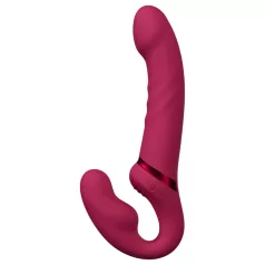   Lovense Lapis - vibrador strapless recarregável sem alça - vermelho