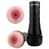 Masturbador Realista Curva Sensual - Preto/Natural