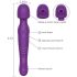 Varinha Tracy's Dog - Massageador Vibratório Pulsante (Roxo)