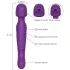 Tracy's Dog - vibrador massageador pulsatório - silicone roxo