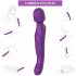 Varinha Tracy's Dog - Massageador Vibratório Pulsante (Roxo)