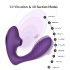 Tracy's Dog 2 - Vibrador 2 em 1 com Ondas de Ar (Roxo)