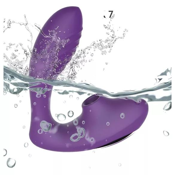 Tracy's Dog 2 - sugador clitoriano 2 em 1 vibrador - silicone lilás