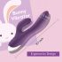Vibrador coelho submersível Tracy's Dog com estimulador lilás