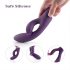 Vibrador coelho submersível Tracy's Dog com estimulador lilás