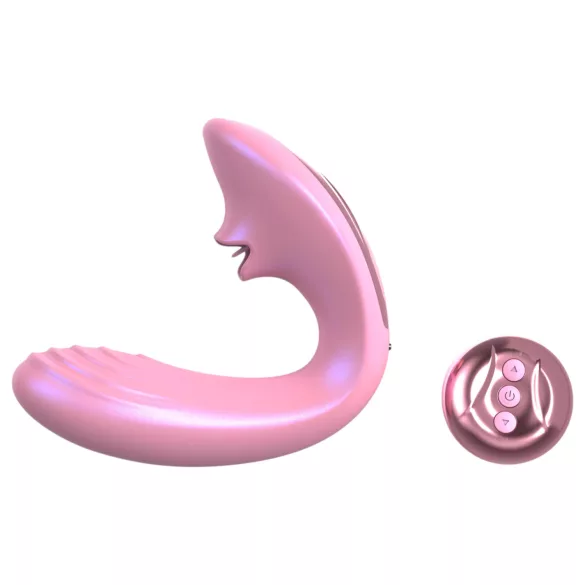 Tracy's Dog OG Lick - vibrador de ponto G e estimulador de clitóris (rosa)