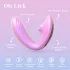 Tracy's Dog OG Lick - vibrador de ponto G e estimulador de clitóris (rosa)