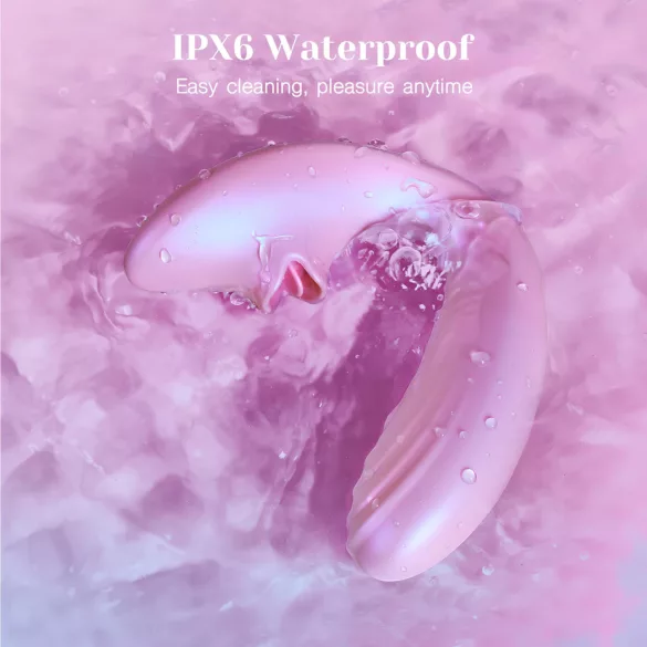 Tracy's Dog OG Lick - vibrador de ponto G e estimulador de clitóris (rosa)