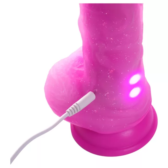Tracy's Dog Jelivoy-Mid - vibrador realista - 20 cm (cor-de-rosa)
