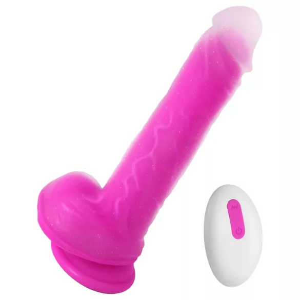 Tracy's Dog Jelivoy-Mid - vibrador realista - 20 cm (cor-de-rosa)