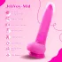 Tracy's Dog Jelivoy-Mid - vibrador realista - 20 cm (cor-de-rosa)