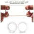 2in1 - Anel peniano treino e retardante - silicone - kit com 2