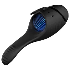 Leopard - vibrador peniano recarregável - preto