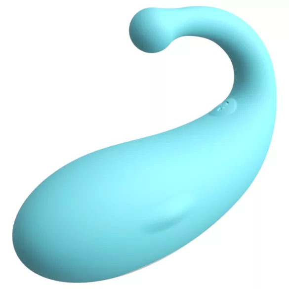 Leopard Whale - vibro egg recarregável inteligente - silicone azul
