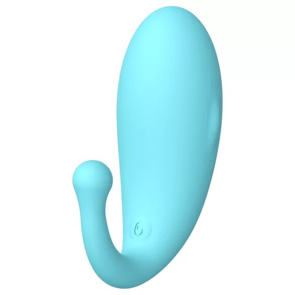 Leopard Whale - vibro egg recarregável inteligente - silicone azul
