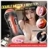 Leopard - vibrador masculino boca e vagina artificial - cor natural