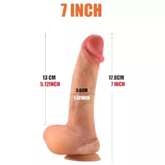 FeelSkin - dildo realístico ultra real - cor natural 17,8cm