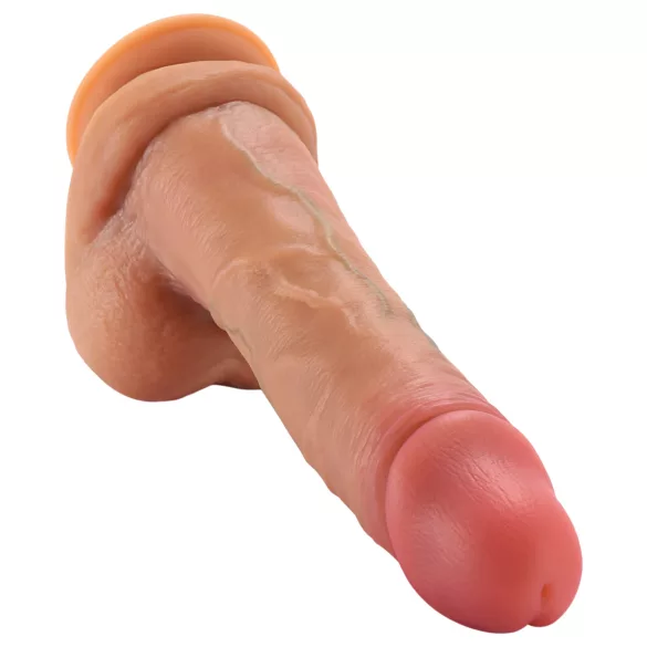 FeelSkin - dildo ultra-realista com testículos (natural, 20,5 cm)