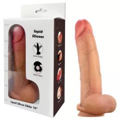   FeelSkin - pénis ​​realista com testículos ultra realistas (cor natural, 22 cm)