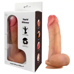   FeelSkin - dildo com testículos ultra realista (cor natural, 12,5 cm)