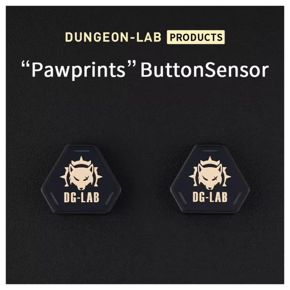 DG-LAB PawPrints - botão sensor sem fio (preto) - 2 un.