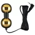 DG-LAB BiPolar B - elétrodo metálico bipolar em forma de ampulheta (dourado)