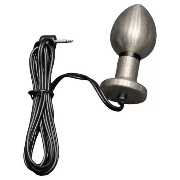DG-LAB Aço Fosco - plug anal elétrico bipolo em aço (prateado)