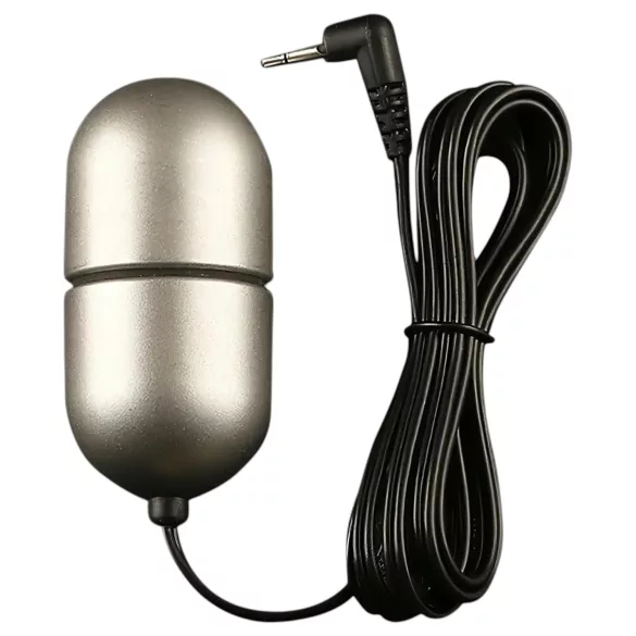 DG-LAB Aço Fosco - elétrodo de aço oval bipolo (prateado)