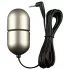 DG-LAB Aço Fosco - elétrodo de aço oval bipolo (prateado)