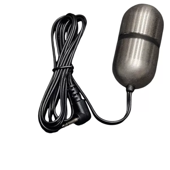 DG-LAB Aço Fosco - elétrodo de aço oval bipolo (prateado)