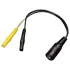 DG-LAB - divisor de eletrodo de ficha de 2,5 mm para 2 mm (preto)