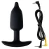 DG-LAB - plug anal de silicone condutivo bipolar (preto)